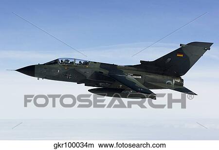 A Luftwaffe Tornado IDS over northern Germany. View Large Photo Image Picture - A Luftwaffe Tornado IDS over northern Germany.. Fotosearch