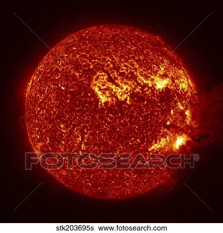A M-2 solar flare with coronal mass ejection. View Large Photo Image Stock Photograph - A M-2 solar flare with coronal mass ejection.. Fotosearch