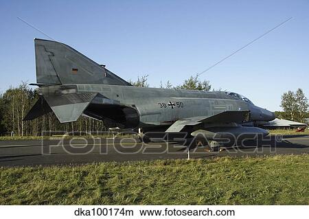 A McDonnell Douglas F-4 Phantom II of the German Air Force. View Large Photo Image Picture - A McDonnell Douglas F-4 Phantom II of the German Air Force.. Fotosearch