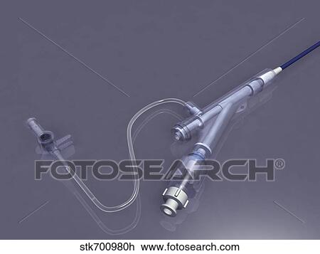 A medical sheath device. View Large Illustration Drawing - A medical sheath device.. Fotosearch