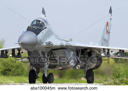 A MiG-29 of the Bulgarian Air Force. View Large Photo Image Picture - A MiG-29 of the Bulgarian Air Force.. Fotosearch