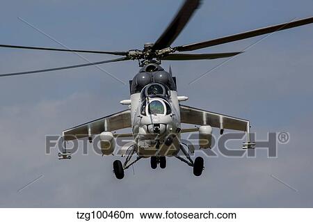 A Mil Mi-35 of the Czech Air Force in World War II markings. View Large Photo Image Picture - A Mil Mi-35 of the Czech Air Force in World War II markings.. Fotosearch
