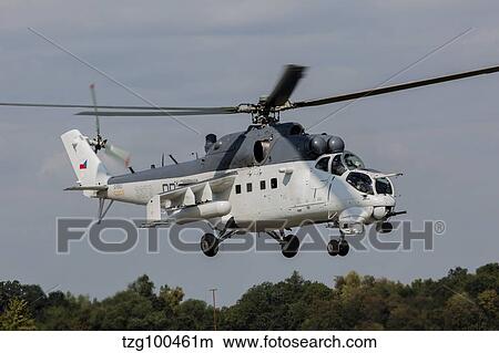 A Mil Mi-35 of the Czech Air Force in World War II markings. View Large Photo Image Picture - A Mil Mi-35 of the Czech Air Force in World War II markings.. Fotosearch