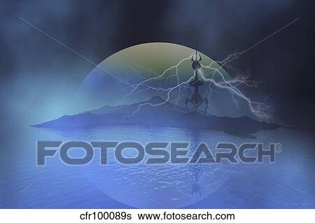 A military base on another planet. View Large Illustration Stock Illustration - A military base on another planet.. Fotosearch