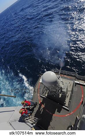 A MK 15 Phalanx close-in weapon system is fired aboard USS Carl Vinson. View Large Photo Image Picture - A MK 15 Phalanx close-in weapon system is fired aboard USS Carl Vinson.. Fotosearch