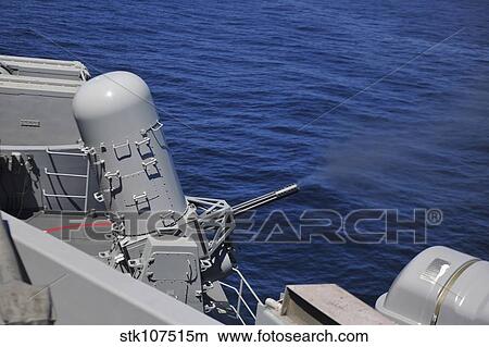 A MK 15 Phalanx close-in weapon system is fired aboard USS Carl Vinson. View Large Photo Image Picture - A MK 15 Phalanx close-in weapon system is fired aboard USS Carl Vinson.. Fotosearch