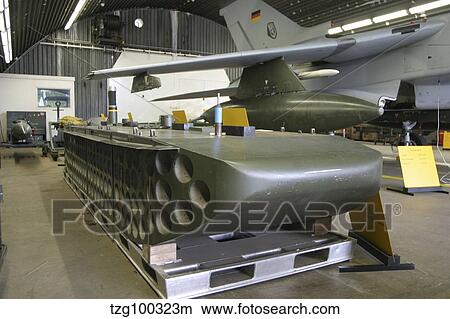 A MW-1 munitions dispenser for the German Air Force Tornado aircraft. View Large Photo Image Picture - A MW-1 munitions dispenser for the German Air Force Tornado aircraft.. Fotosearch