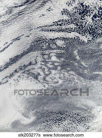 A network of clouds over the Pacific Ocean off the coast of Peru. View Large Photo Image Stock Photograph - A network of clouds over the Pacific Ocean off the coast of Peru.. Fotosearch