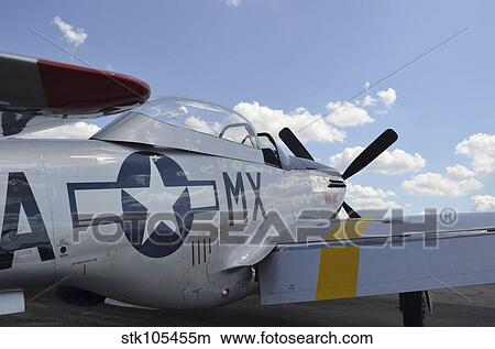 A North American F-51D Mustang. View Large Photo Image Picture - A North American F-51D Mustang.. Fotosearch