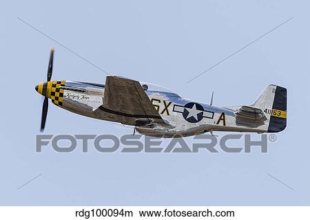 A P-51 Mustang takes off from Santa Rosa, California View Large Photo Image Picture - A P-51 Mustang takes off from Santa Rosa, California. Fotosearch