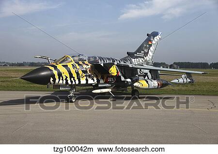 Picture - A Panavia Tornado aircraft with special paint scheme.. Fotosearch