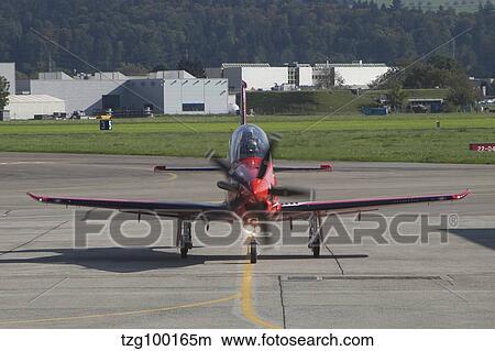 A Pilatus PC-21 trainer of the Swiss Air Force. View Large Photo Image Picture - A Pilatus PC-21 trainer of the Swiss Air Force.. Fotosearch