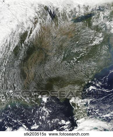 A pinwheel-like pattern of high pressure clouds stretches across the eastern United States. View Large Photo Image Stock Photograph - A pinwheel-like pattern of high pressure clouds stretches across the eastern United States.. Fotosearch