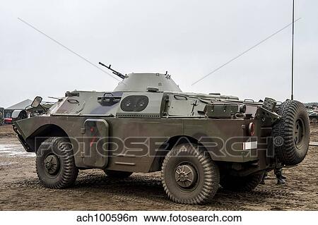 A Polish Army BRDM-2 combat reconnaissance vehicle. View Large Photo Image Picture - A Polish Army BRDM-2 combat reconnaissance vehicle.. Fotosearch