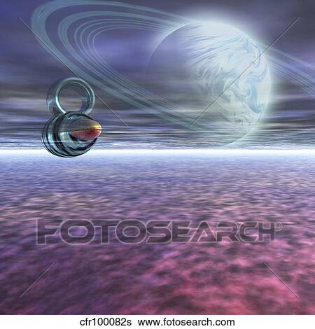 A probe from Earth is sent to Jupiter to scan the gaseous atmosphere. View Large Illustration Stock Illustration - A probe from Earth is sent to Jupiter to scan the gaseous atmosphere.. Fotosearch