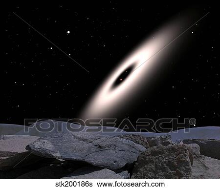 A protoplanetary disk around a pair of red dwarf stars. View Large Illustration Stock Illustration - A protoplanetary disk around a pair of red dwarf stars.. Fotosearch