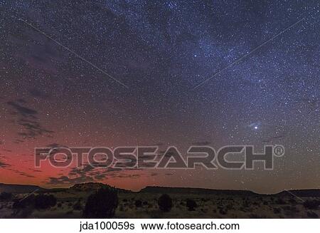 A rare aurora display over Black Mesa, Okalahoma, USA. View Large Photo Image Stock Photograph - A rare aurora display over Black Mesa, Okalahoma, USA.. Fotosearch