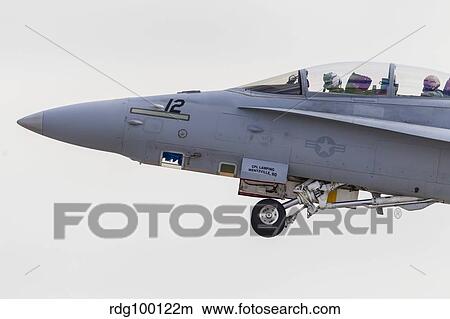 A reconnaisance equipped F/A-18D of the U. S. Marine Corps. View Large Photo Image Picture - A reconnaisance equipped F/A-18D of the U. S. Marine Corps.. Fotosearch