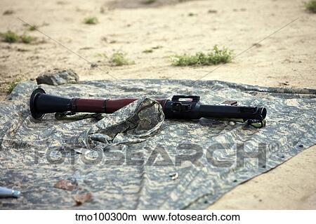 A rocket-propelled grenade launcher. View Large Photo Image Picture - A rocket-propelled grenade launcher.. Fotosearch