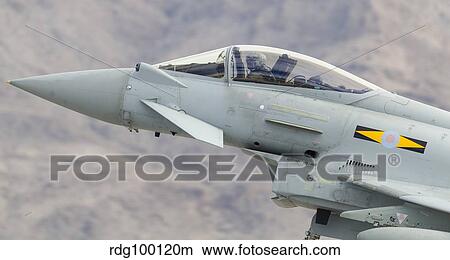 A Royal Air Force Eurofighter Typhoon FGR4 gets airborne. View Large Photo Image Picture - A Royal Air Force Eurofighter Typhoon FGR4 gets airborne.. Fotosearch