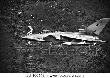 A Royal Air Force Tornado GR4 during low fly training in North Wales. View Large Photo Image Picture - A Royal Air Force Tornado GR4 during low fly training in North Wales.. Fotosearch