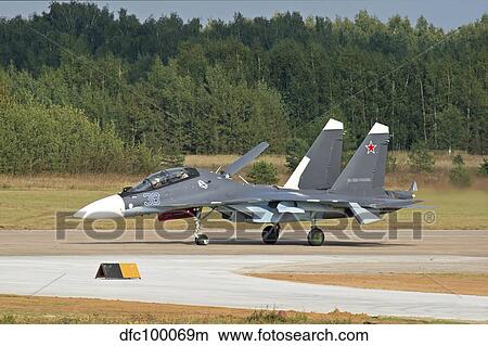 A Russian Navy Su-30SM aircraft. View Large Photo Image Picture - A Russian Navy Su-30SM aircraft.. Fotosearch