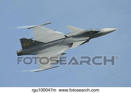 A Saab JAS 39 Gripen C of the Royal Thai Air Force in flight. View Large Photo Image Picture - A Saab JAS 39 Gripen C of the Royal Thai Air Force in flight.. Fotosearch