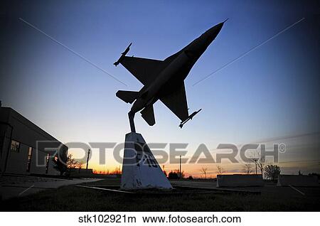 A scale model of an F-16 C Fighting Falcon. View Large Photo Image Picture - A scale model of an F-16 C Fighting Falcon.. Fotosearch