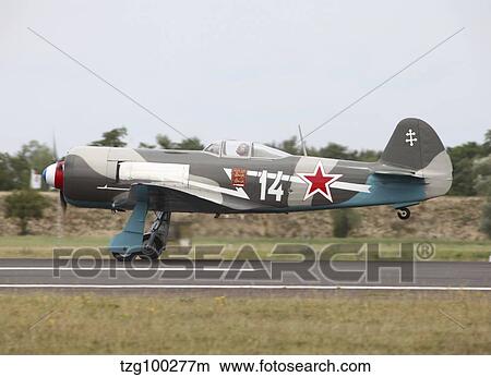 Picture - A Soviet Yakovlev Yak-11 warbird.. Fotosearch