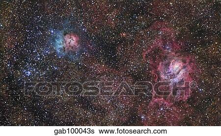 Stock Photograph - A star forming region in the constellation of Sagittarius.. Fotosearch