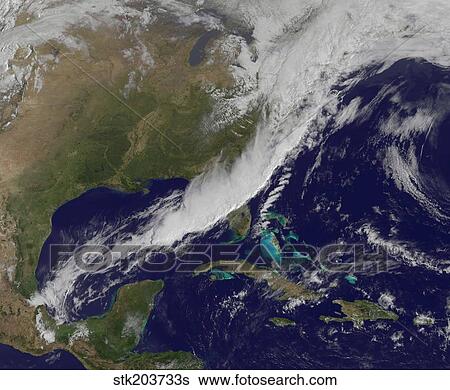 Stock Photograph - A strong cold front moving through the eastern United States.. Fotosearch