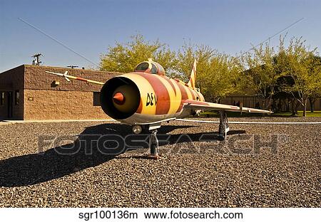 A Sukhoi Su-7 fighter plane captured from the Iraqi Air Force. View Large Photo Image Picture - A Sukhoi Su-7 fighter plane captured from the Iraqi Air Force.. Fotosearch