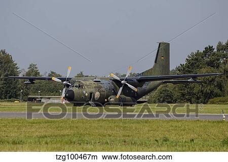 A Transall C-160 of the German Air Force. View Large Photo Image Picture - A Transall C-160 of the German Air Force.. Fotosearch