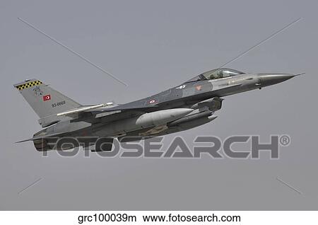 A Turkish Air Force F-16C taking off during Exercise Anatolian Eagle. View Large Photo Image Picture - A Turkish Air Force F-16C taking off during Exercise Anatolian Eagle.. Fotosearch