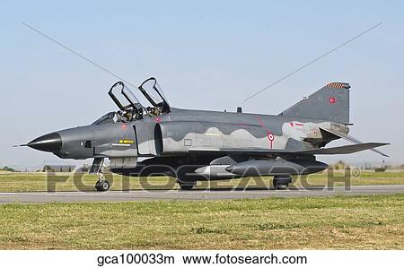 A Turkish Air Force RF-4E taxiing at Izmir Air Base, Turkey. View Large Photo Image Picture - A Turkish Air Force RF-4E taxiing at Izmir Air Base, Turkey.. Fotosearch