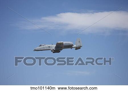 A U. S. Air Force A-10 Thunderbolt II in flight over New Mexico. View Large Photo Image Picture - A U. S. Air Force A-10 Thunderbolt II in flight over New Mexico.. Fotosearch