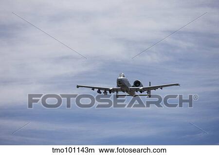 A U. S. Air Force A-10 Thunderbolt II in flight over New Mexico. View Large Photo Image Picture - A U. S. Air Force A-10 Thunderbolt II in flight over New Mexico.. Fotosearch