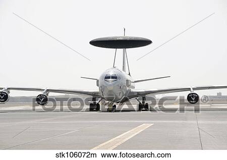 A U. S. Air Force E-3 Sentry airborne warning and control aircraft. View Large Photo Image Picture - A U. S. Air Force E-3 Sentry airborne warning and control aircraft.. Fotosearch