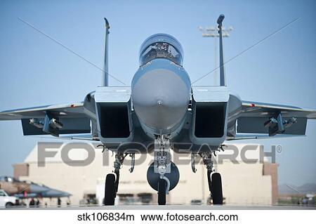 A U. S. Air Force F-15D Eagle taxis to the runway. View Large Photo Image Picture - A U. S. Air Force F-15D Eagle taxis to the runway.. Fotosearch