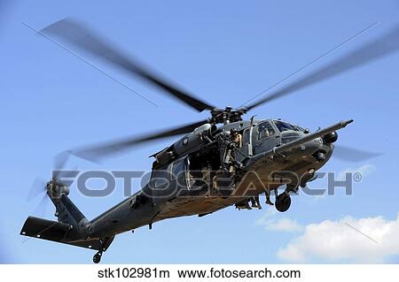 A U. S. Air Force HH-60 Pavehawk comes in for a landing. View Large Photo Image Picture - A U. S. Air Force HH-60 Pavehawk comes in for a landing.. Fotosearch