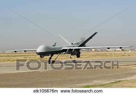 A U. S. Air Force MQ-9 Reaper unmanned aerial vehicle. View Large Photo Image Picture - A U. S. Air Force MQ-9 Reaper unmanned aerial vehicle.. Fotosearch