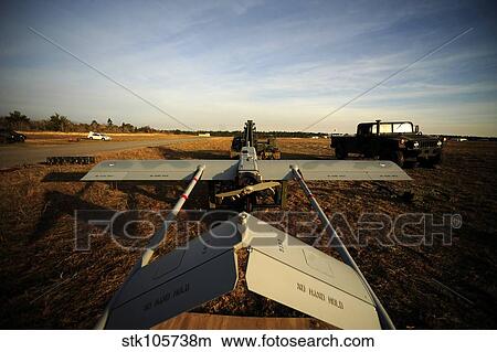 A U. S. Army RQ-7B Shadow unmanned aerial vehicle set for launch. View Large Photo Image Picture - A U. S. Army RQ-7B Shadow unmanned aerial vehicle set for launch.. Fotosearch