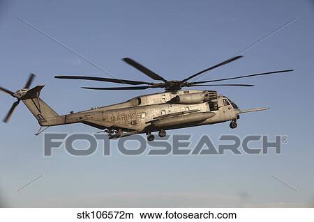 A U. S. Marine Corps CH-53 Sea Stallion helicopter. View Large Photo Image Picture - A U. S. Marine Corps CH-53 Sea Stallion helicopter.. Fotosearch