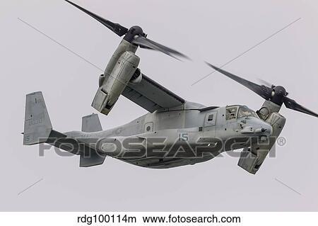 A U. S. Marine Corps V-22 Osprey flies over San Francisco Bay, California. View Large Photo Image Picture - A U. S. Marine Corps V-22 Osprey flies over San Francisco Bay, California.. Fotosearch