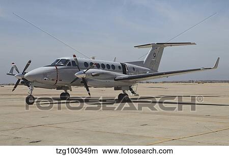 A U. S. Navy UC-12W King Air utility aircraft. View Large Photo Image Picture - A U. S. Navy UC-12W King Air utility aircraft.. Fotosearch