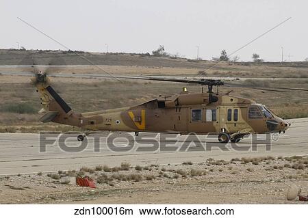 Picture - A UH-60A Yanshuf helicopter of the Israeli Air Force.. Fotosearch