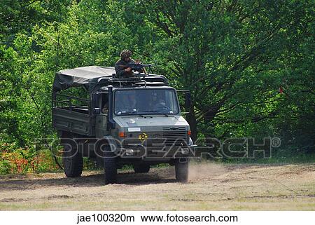 A Unimog vehicle of the Belgian Army. View Large Photo Image Picture - A Unimog vehicle of the Belgian Army.. Fotosearch