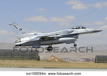 A United Arab Emirates Air Force F-16E Block 60 landing at Konya Air Base. View Large Photo Image Picture - A United Arab Emirates Air Force F-16E Block 60 landing at Konya Air Base.. Fotosearch