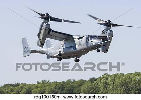A V-22B Osprey of the U. S. Marine Corps. View Large Photo Image Picture - A V-22B Osprey of the U. S. Marine Corps.. Fotosearch