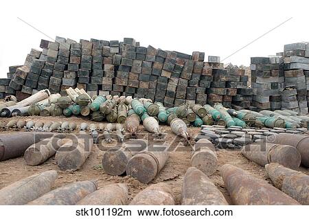 Picture - A weapons cache.. Fotosearch